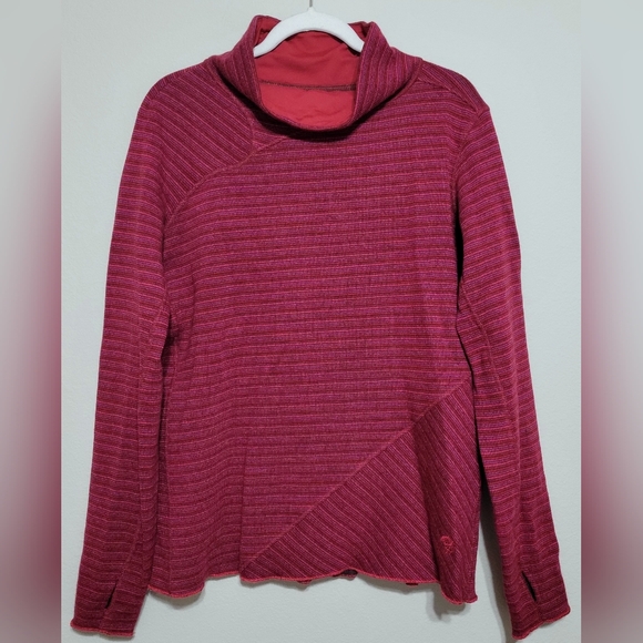 Mountain Hardwear Serrana Turtleneck Sweater Wool Blend Women's Large Red - Picture 1 of 10